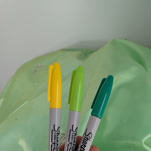 Vintage Cache Prom Dress Maxi Ball Gown XS Green Fairy Princess Y2K Corset Bead - Picture 7 of 15